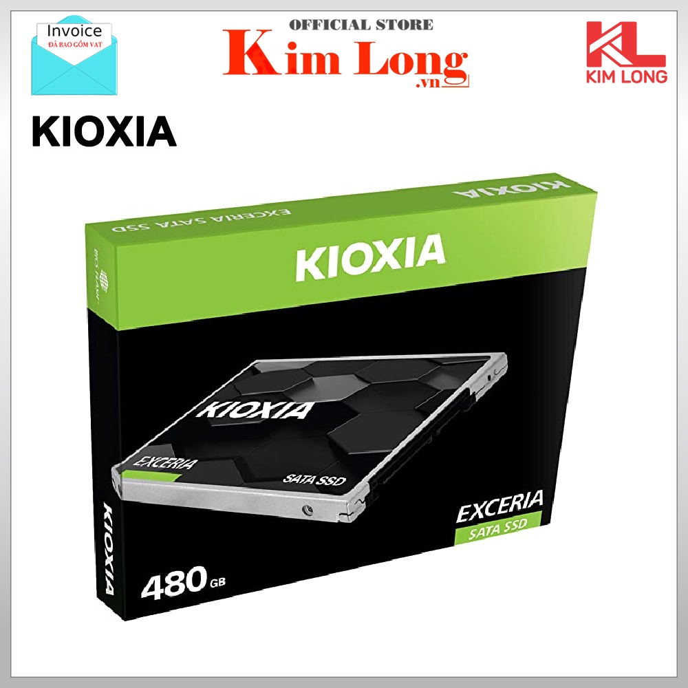 Ổ cứng SSD 480GB 2.5 inch SATA III Kioxia Exceria 3D NAND BiCS FLASH (LTC10Z480GG8) - Bảo hành 3 năm FPT