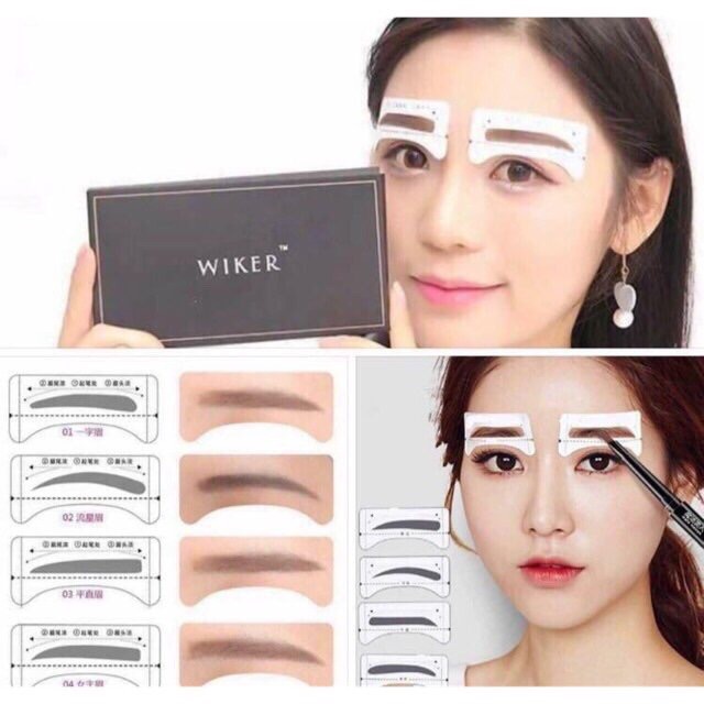 Khuôn dân kẻ lông mày Wiker