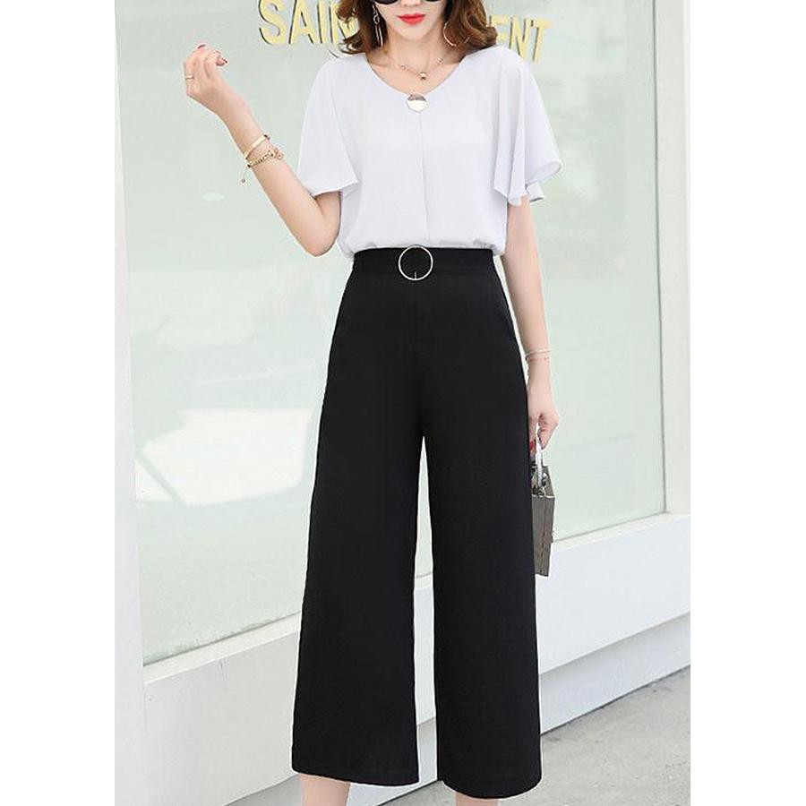 SIÊU RẺ - ÁO SƠ MI CÔNG SỞ NỮ TAY CÁNH TIÊN A3116