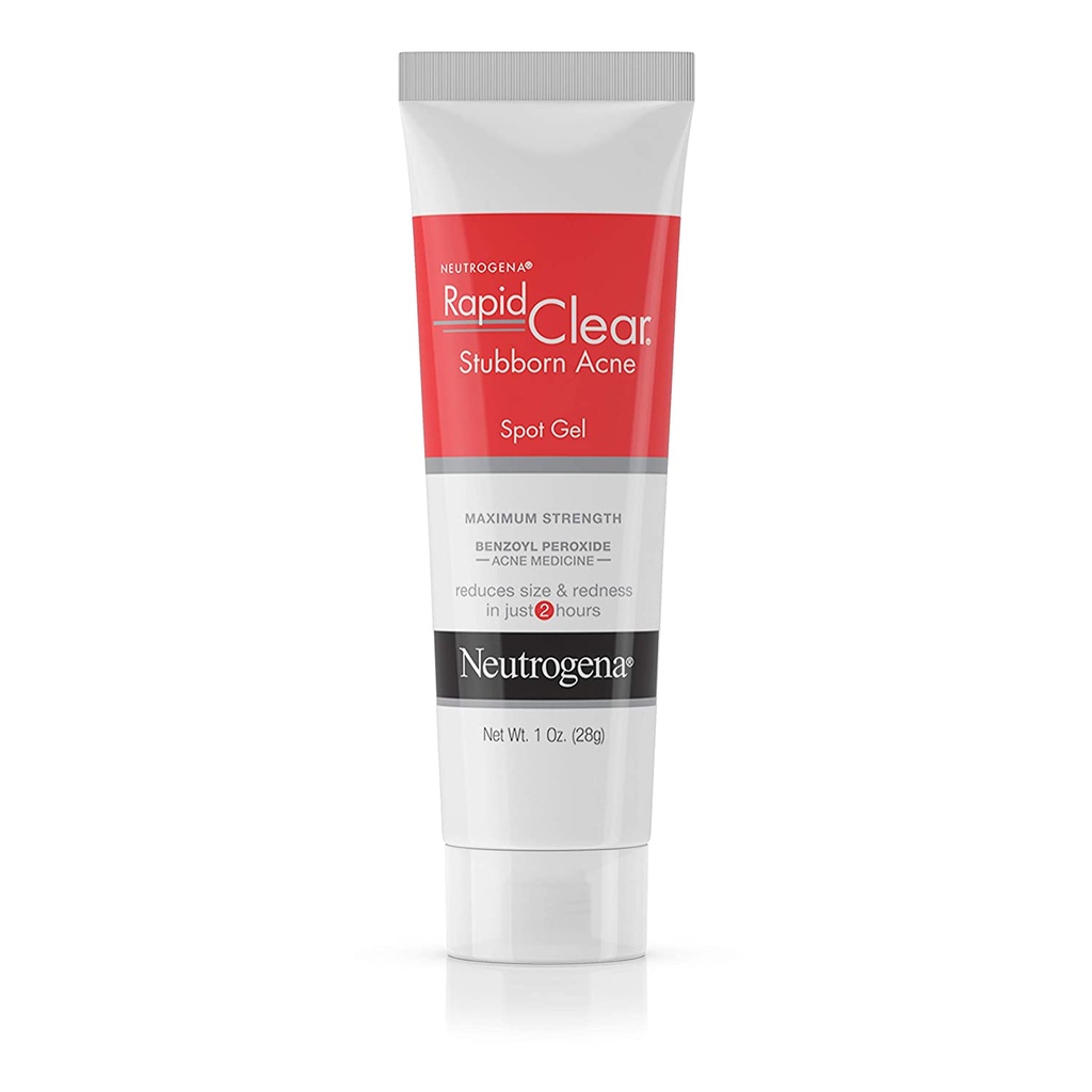 Gel chấm mụn Neutrogena Rapid Clear Stubborn Acne Spot Gel Maximum Strength 28g