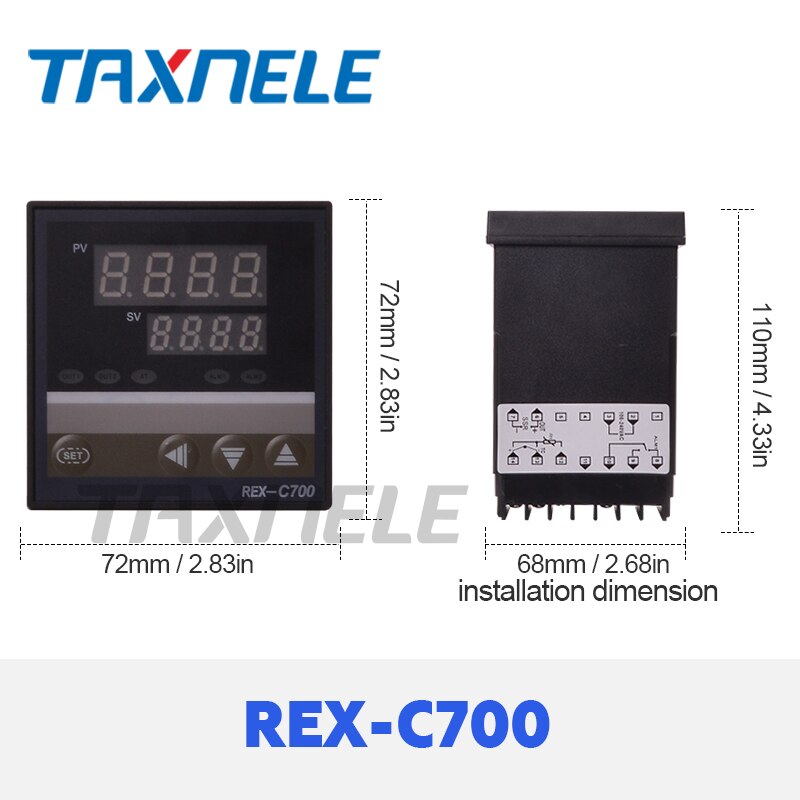 Bộ Điều Khiển Nhiệt Độ Rex-C100 C400 C700 C900