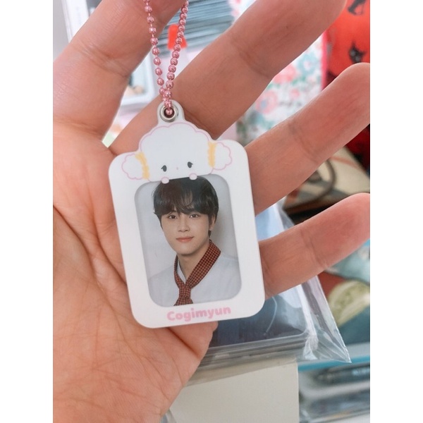 ID CARD HOLDER KEYRING MÓC KHOÁ ĐỰNG ẢNH THẦN TƯỢNG SANRIO HÀN QUỐC nè
