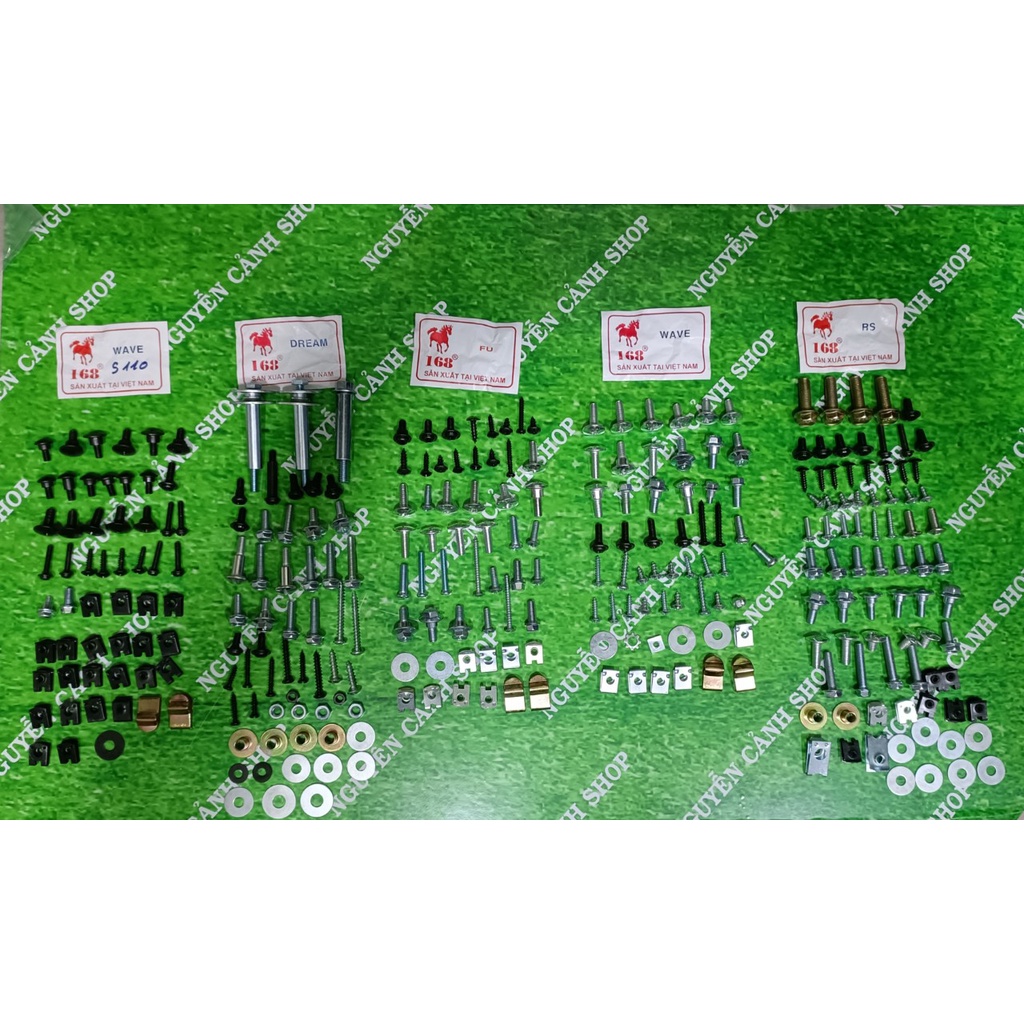 Bộ ốc dàn áo xe Dream Wave Future 1