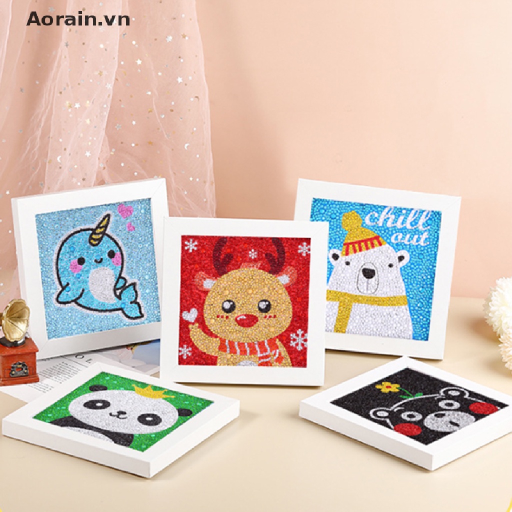 Bộ Tranh Đính Đá 5D Tự Làm Họa Tiết Xinh Xắn Trang Trí Nhà Cửa