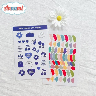 Miếng Dán Hình Hoa Và Đám Mây Trang Trí Sổ Tay Dễ Thương