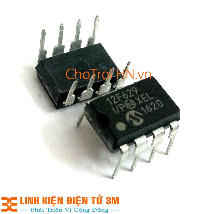PIC12F629-I/P Kiểu Chân DIP-8