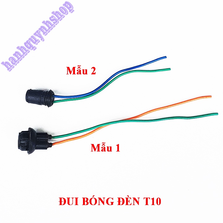 Đui bóng đèn T10 xi nhan, soi biển, demi, báo số ô tô xe máy (Hàng bãi)