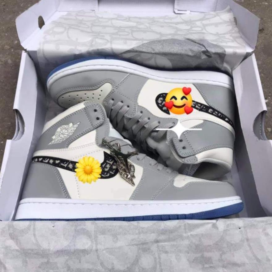 Giày Thể Thao Nam Nữ Jordan JD1 Low Air Dior Cổ Thấp Đế Trong Thời Trang Full Box Bill - Nguyễn Tình sneaker | BigBuy360 - bigbuy360.vn