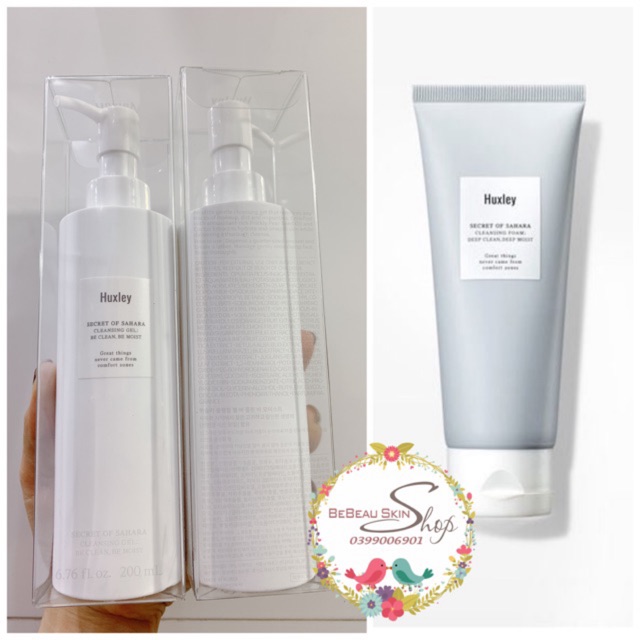 Sữa Rửa Mặt Huxley CLEANSING FOAM ;DEEP CLEAN DEEP MOIST - Huxley Secret Of Sahara Cleansing Gel