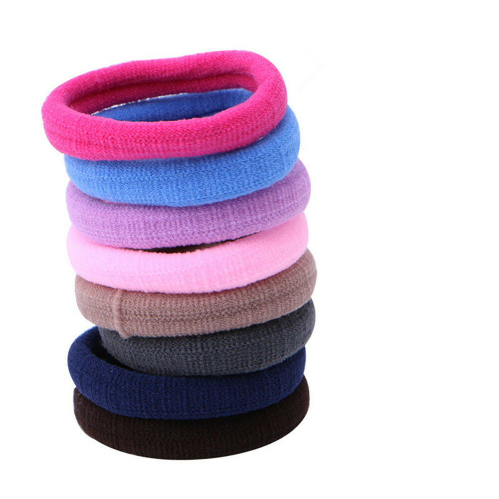 Set 50 dây buộc tóc co giãn cho nữ