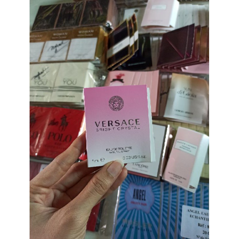 Vial nước hoa Versace Bright Crystal EDT 1ml