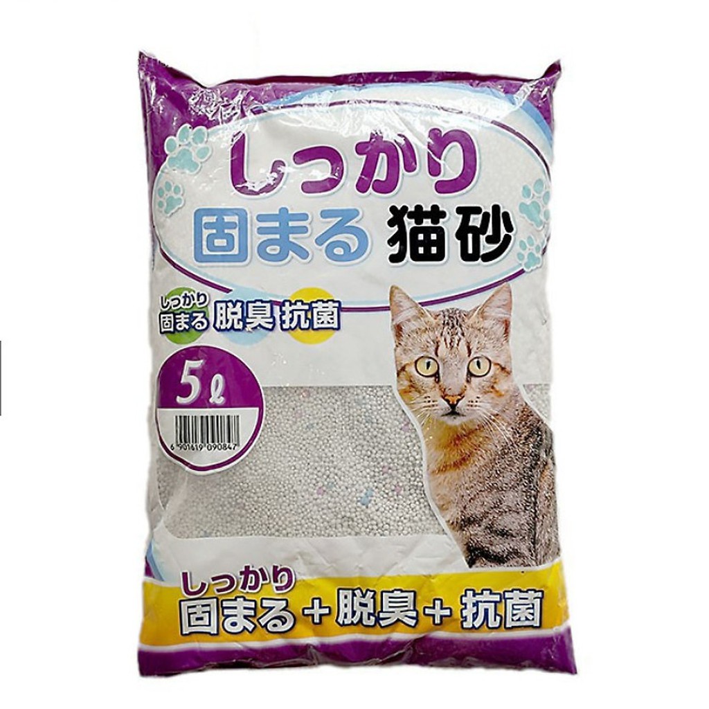 Cát Nhật vệ sinh cho mèo 5L giao mùi ngẫu nhiên