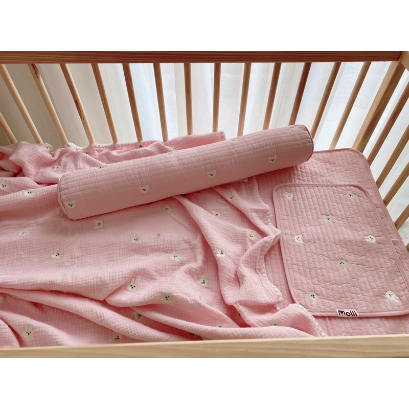 Gối lót đầu điều hoà Molli cho bé kt 35x25cm