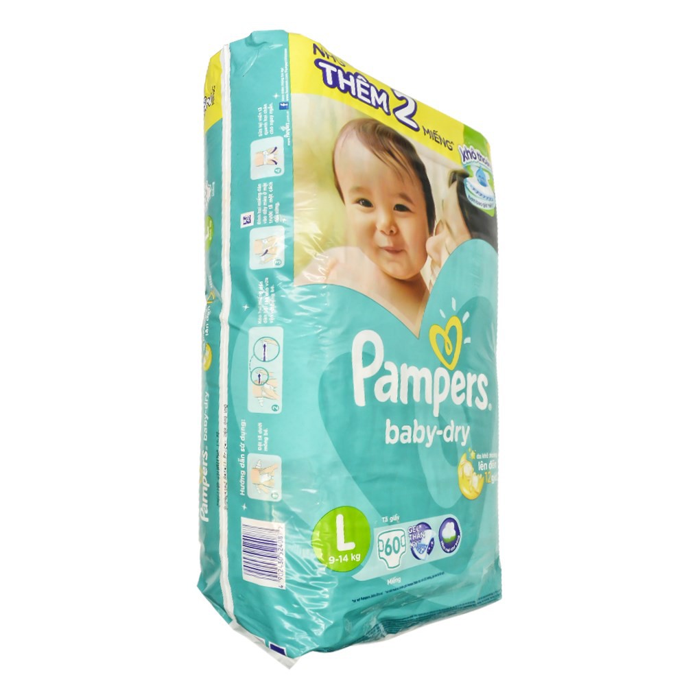 Bỉm PamPer tã dán L60