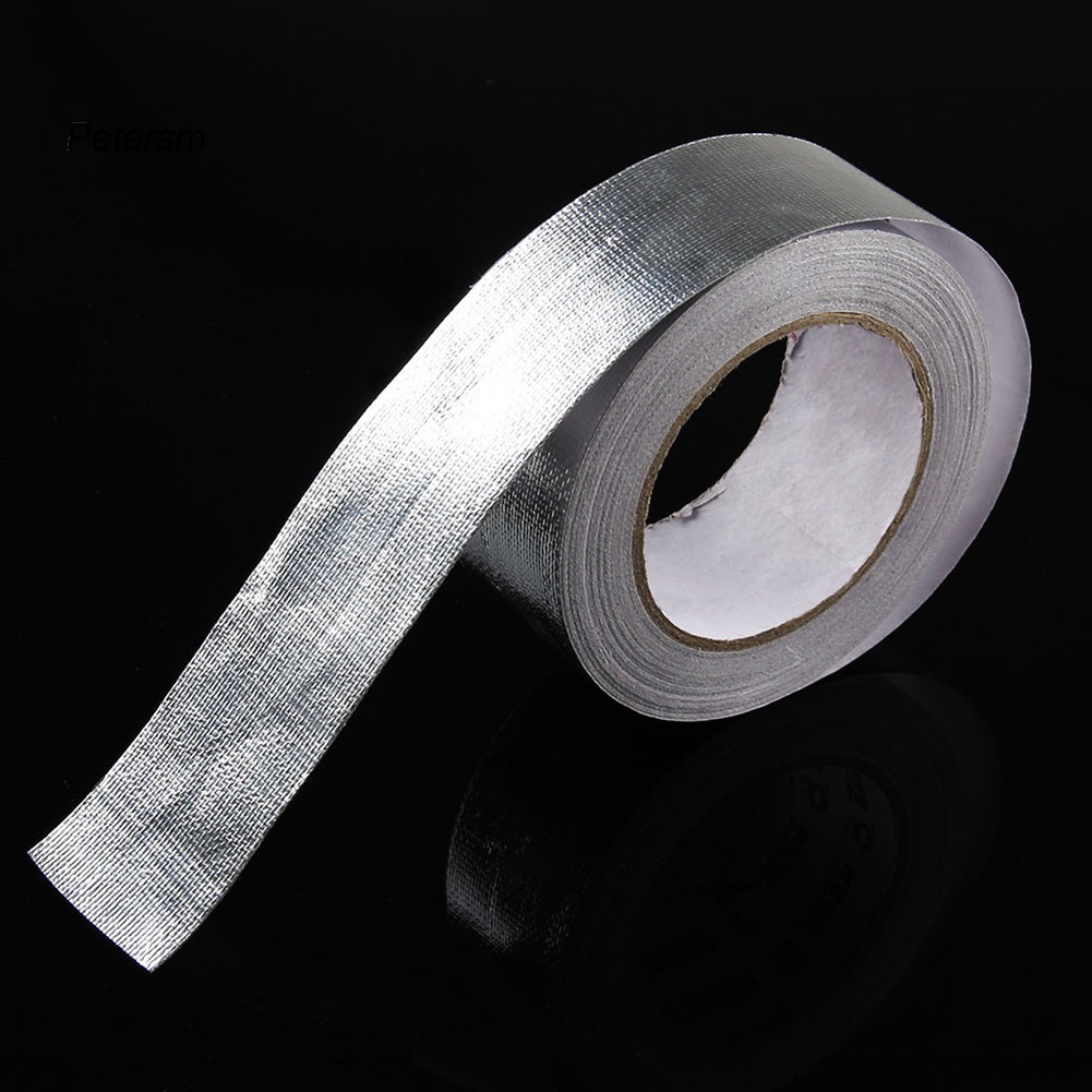 Cuộn Băng Keo Lá Nhôm Tự Dính Cách Nhiệt Dùng Để Quấn Ống Xả Nhiệt