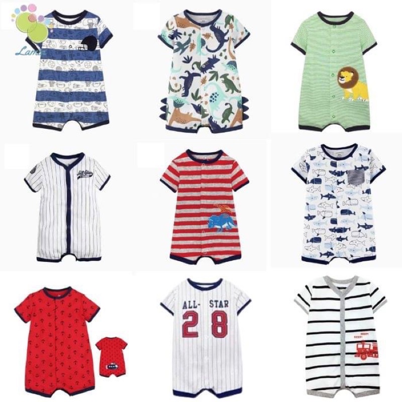 Body Romper Đùi Xuất Xịn Mùa Hè Cho Bé Sơ Sinh