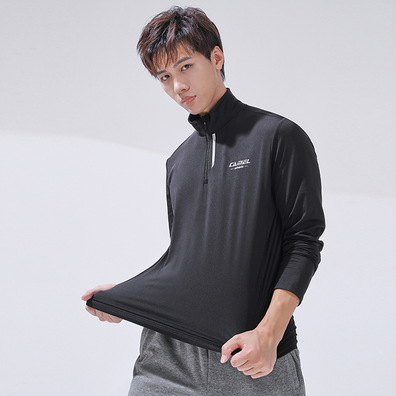 Áo thun thể thao CAMEL tay dài chất liệu mỏng nhanh khô thời trang cao cấp cho nam