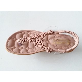 Giày sandal nữ quai kẹp hoa ms 819-563