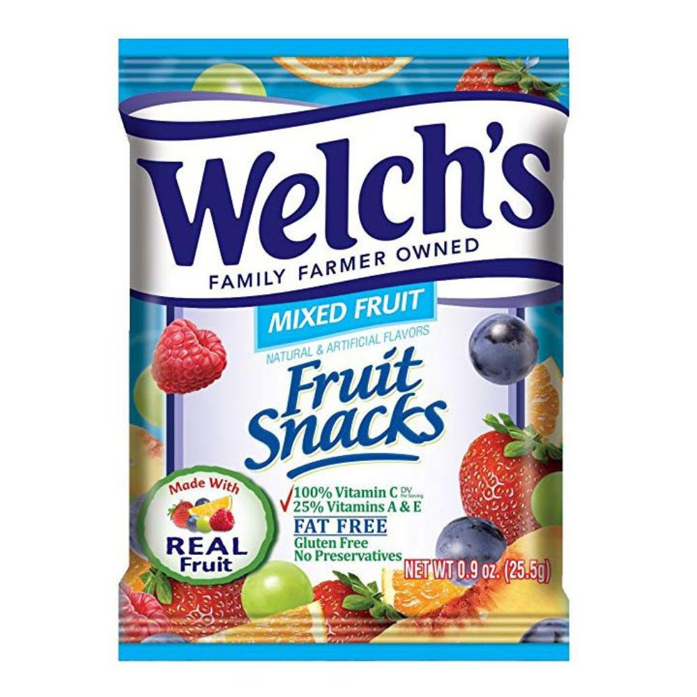 Kẹo dẻo trái cây Welch Mỹ  22.7g X 10 gói