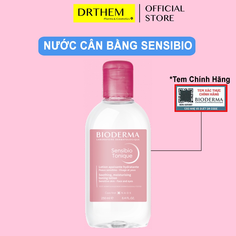 Nước Cân Bằng Bioderma Cho Da Nhạy Cảm Sensibio Tonique 250ml - Toner