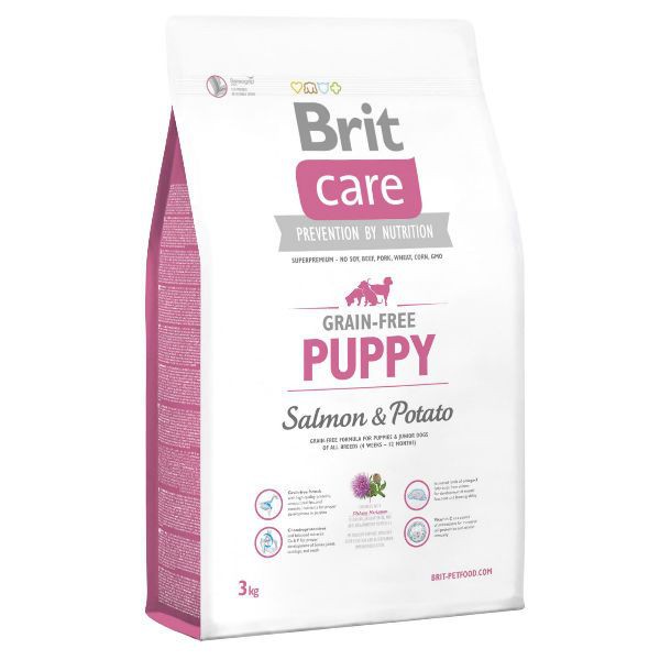 3kg - Thức ăn cho chó con Brit Care Salmon & Potato
