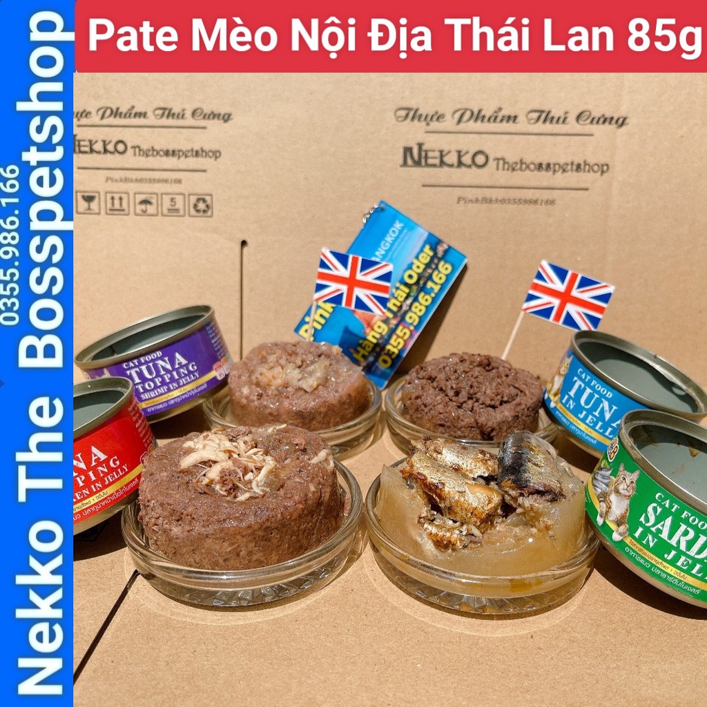 Pate mèo Pet8 85g ⚡NỘI ĐỊA THÁI LAN⚡ Nhập Trực Tiếp Thái Lan Không Qua Trung Gian.