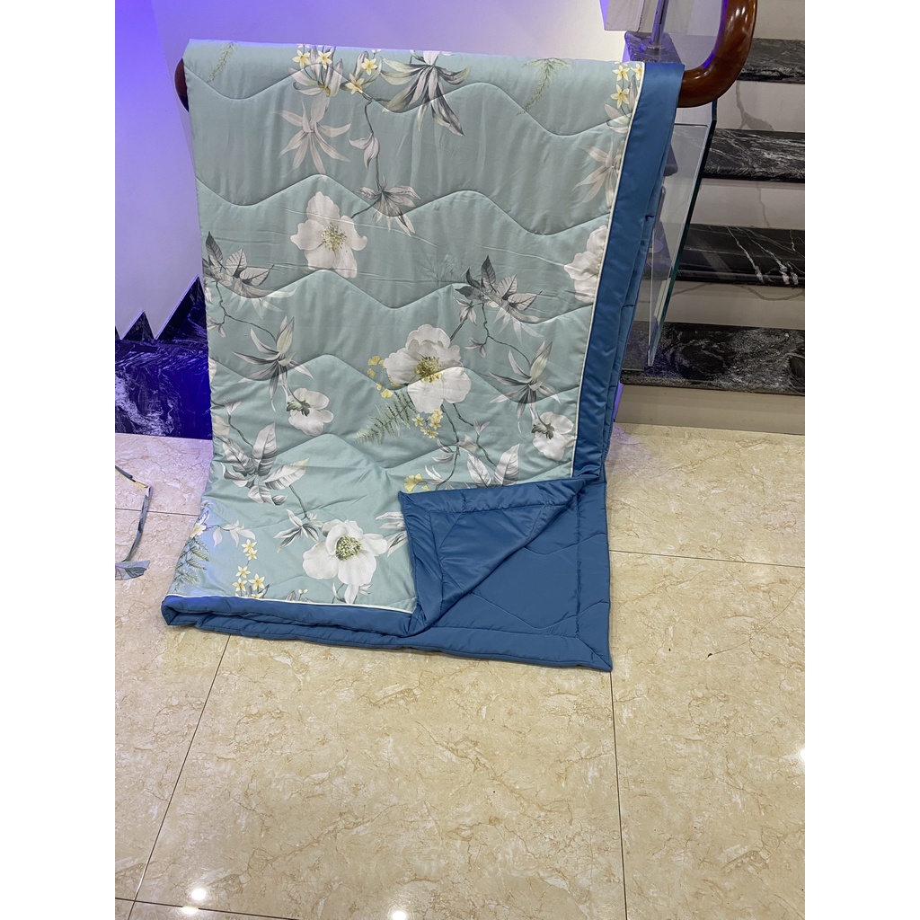 Chăn hè lụa thái nhập khẩu cao cấp nhiều mẫu sang trọng, chất lụa mềm min thoáng mát không xù không phai màu