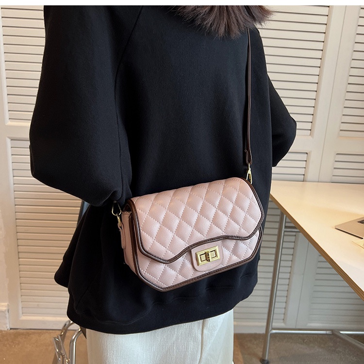 Túi đeo vai IELGY dáng vuông size nhỏ thêu họa tiết độc đáo thời trang cho nữ