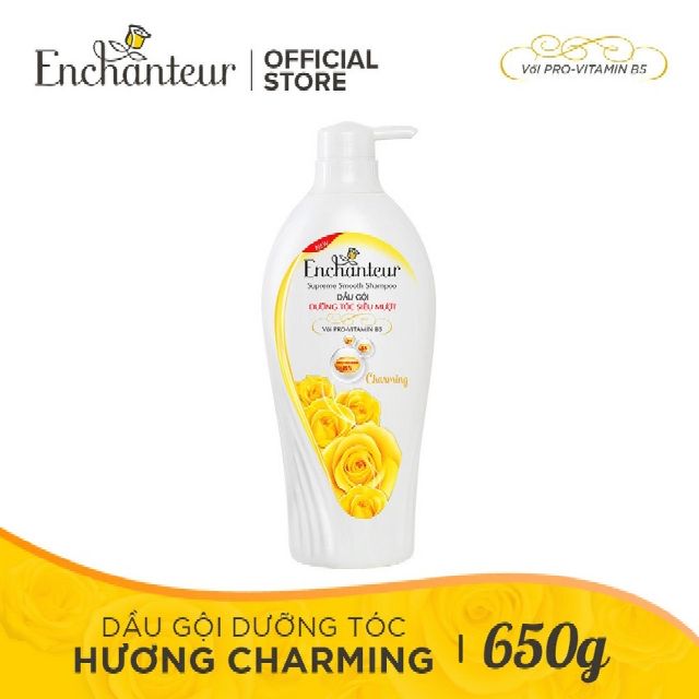 Dầu gội và sữa tắm Enchanteur Charming 650g