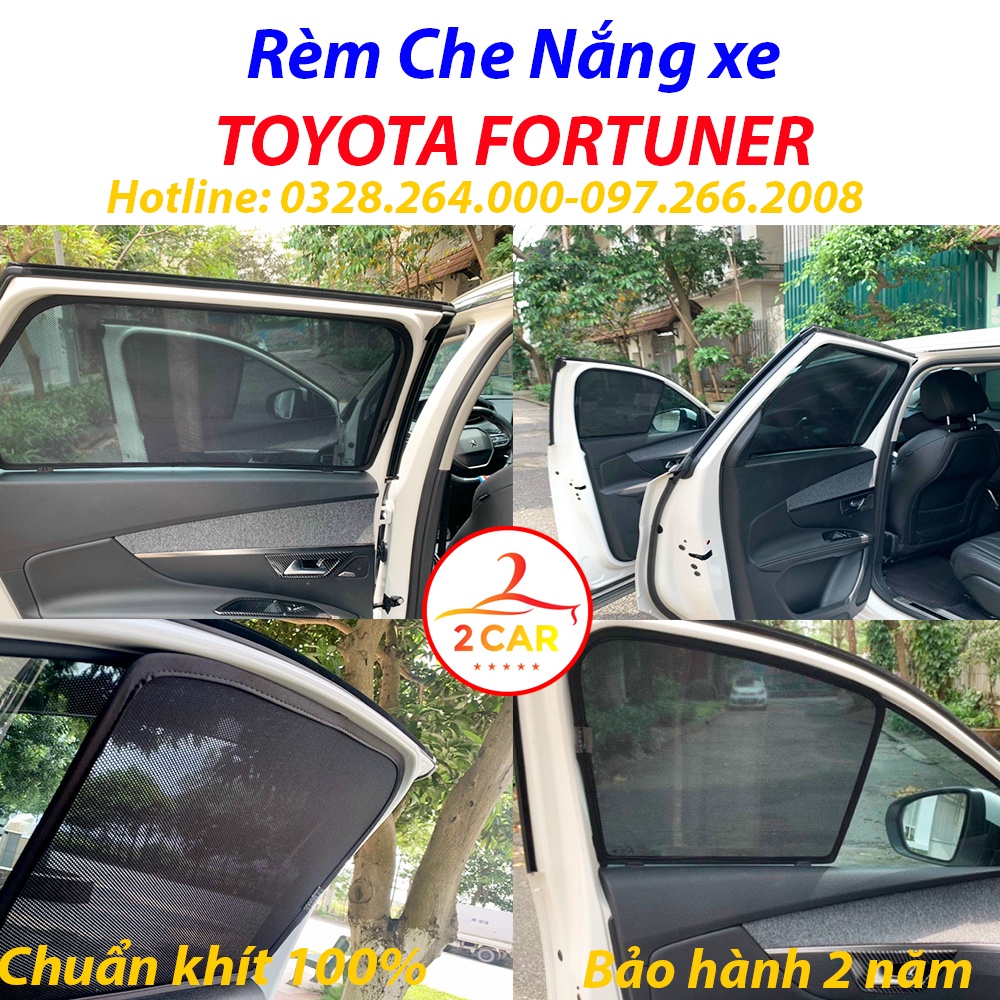 Rèm Che Nắng Xe Toyota Fortuner 2008-2015,2017-2021 Rèm Chắn Nắng Xe Toyota Fortuner Hàng Loại 1 MR.ÔTÔ - Bảo Hành 2 Năm