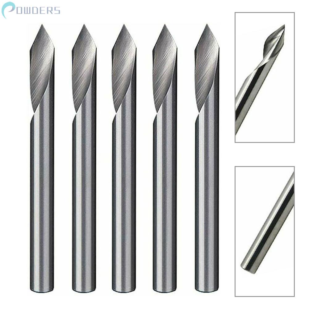 Milling Cutter Tool Tungsten Steel 1/8 &quot;Shank 36mm 5pcs Bits Bottom CNC【Discount】