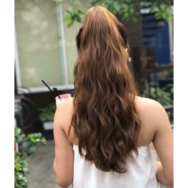 Tóc ngoặm xù sóng cực xinh- hình thật