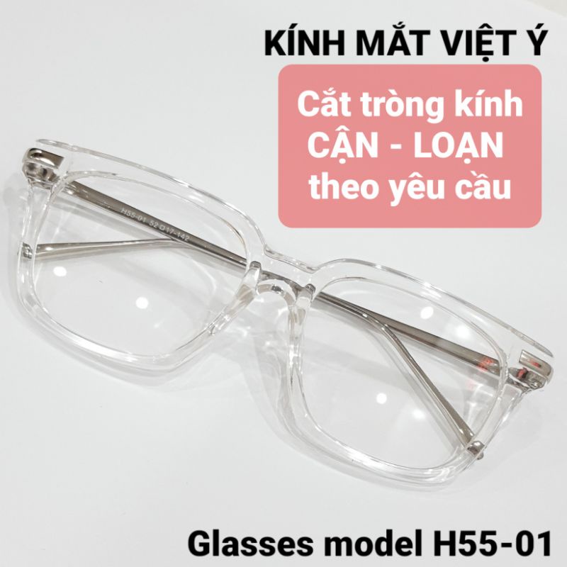 Gọng Kính Mắt Thời Trang Nam Nữ đã lắp sẵn tròng 0 độ