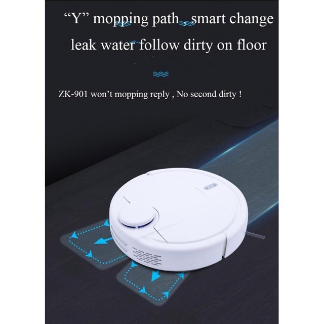 [Mã ELHAMS5 giảm 6% đơn 300K] Robot hút bụi lau sàn Liectroux ZK901 - Pin 4500mAh