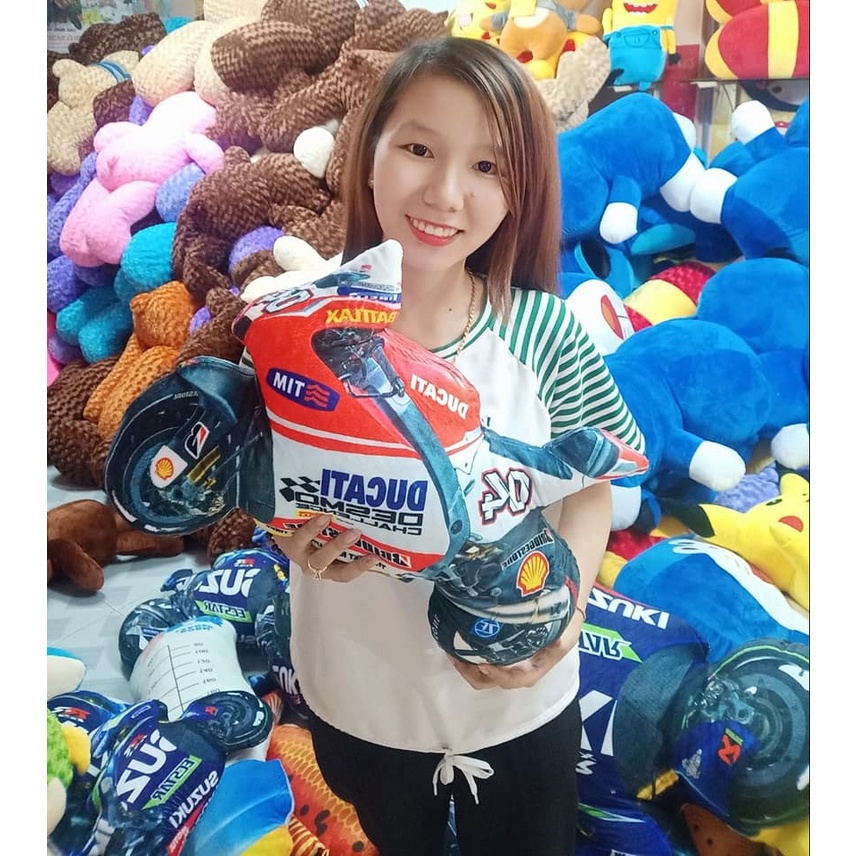 GẤU BÔNG XE MÁY ĐỒ CHƠI CHO BÉ TRAI 50CM