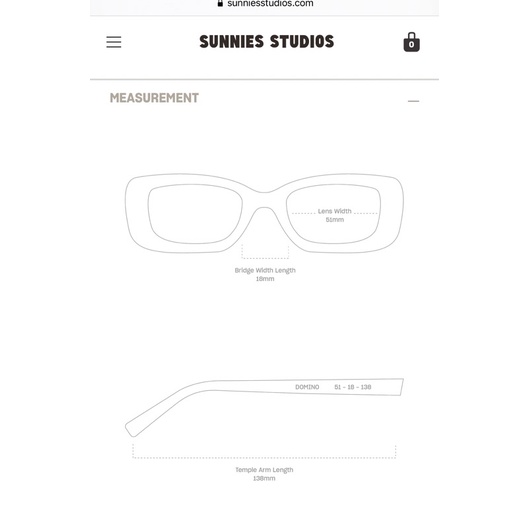 KÍNH MẮT |SUNNIES STUDIO| Sunnies Studio DOMINO