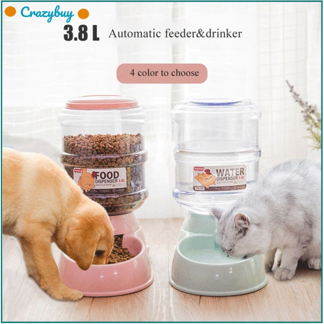 Bình Uống Nước Tự Động Cho Thú Cưng 3.8l