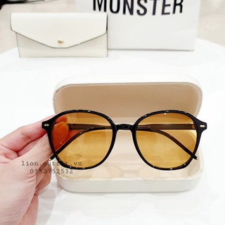 Gọng Kính Râm retro thời trang dễ phối đồ chống tia UV400 [ Kèm hộp và khăn ]
