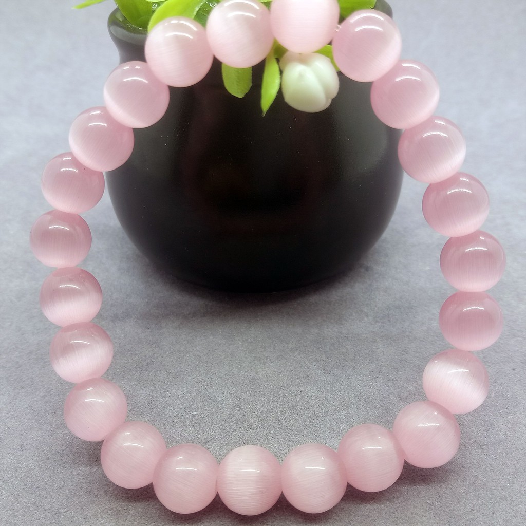 Dễ Thương Vòng Tay Chuỗi Hạt Đá Mắt Mèo Xinh Xắn