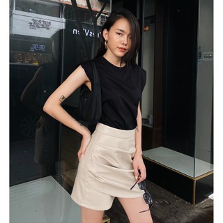 Áo đen thun không tay EDINI - A1151