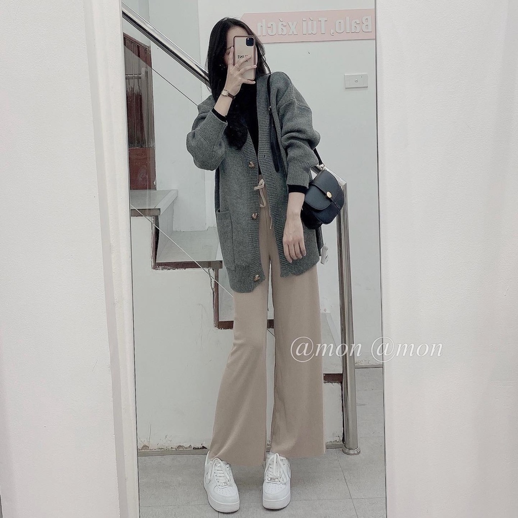 210712 Cardigan len dày - áo len nữ ulzzang - áo cardigan len oversize chất len dày thêu chữ | BigBuy360 - bigbuy360.vn