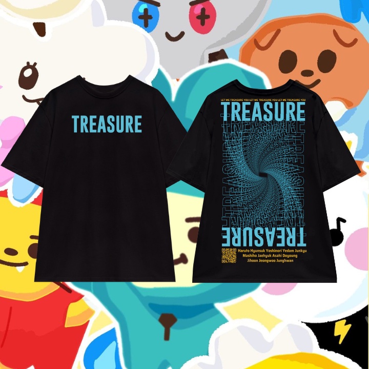 Áo thun unisex nam nữ in hình Treasure basic