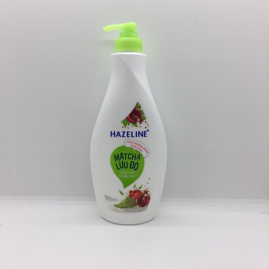 Sữa Dưỡng Thể Hazeline dưỡng trắng da Match Lựu đỏ 370 ml