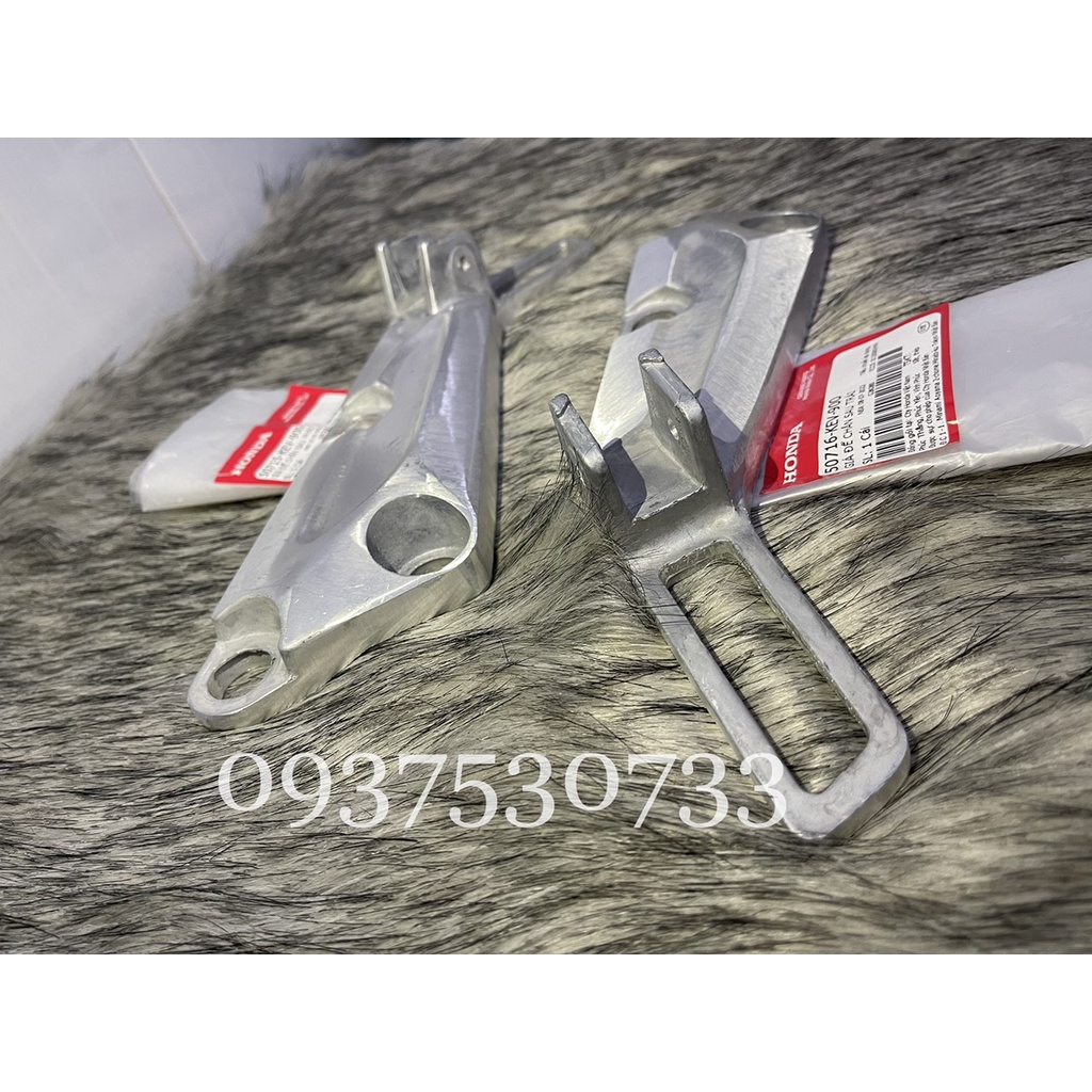 Giá để chân sau WAVE ALPHA, Bát nhôm WAVE ALPHA - HÀNG CHÍNH HÃNG