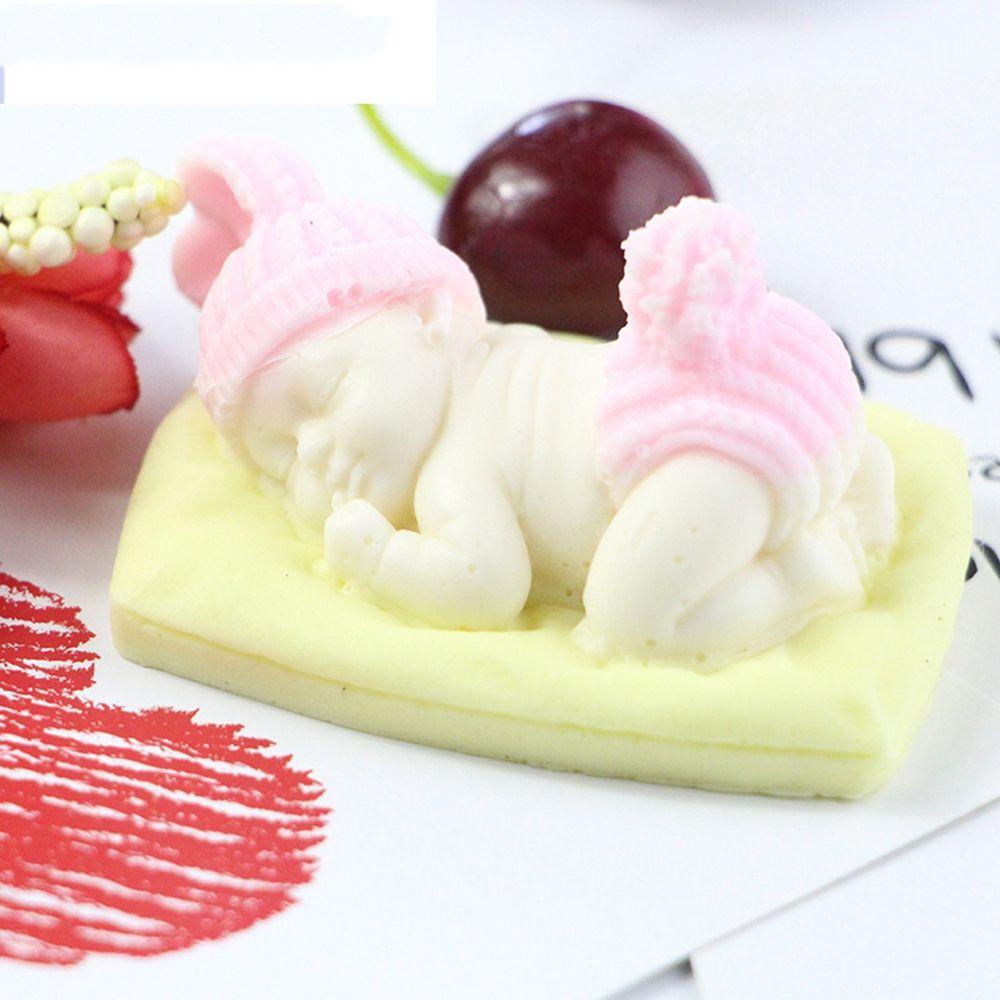 Khuôn Silicone Làm Bánh Kẹo / Sô Cô La Hình Em Bé 3D Dễ Thương