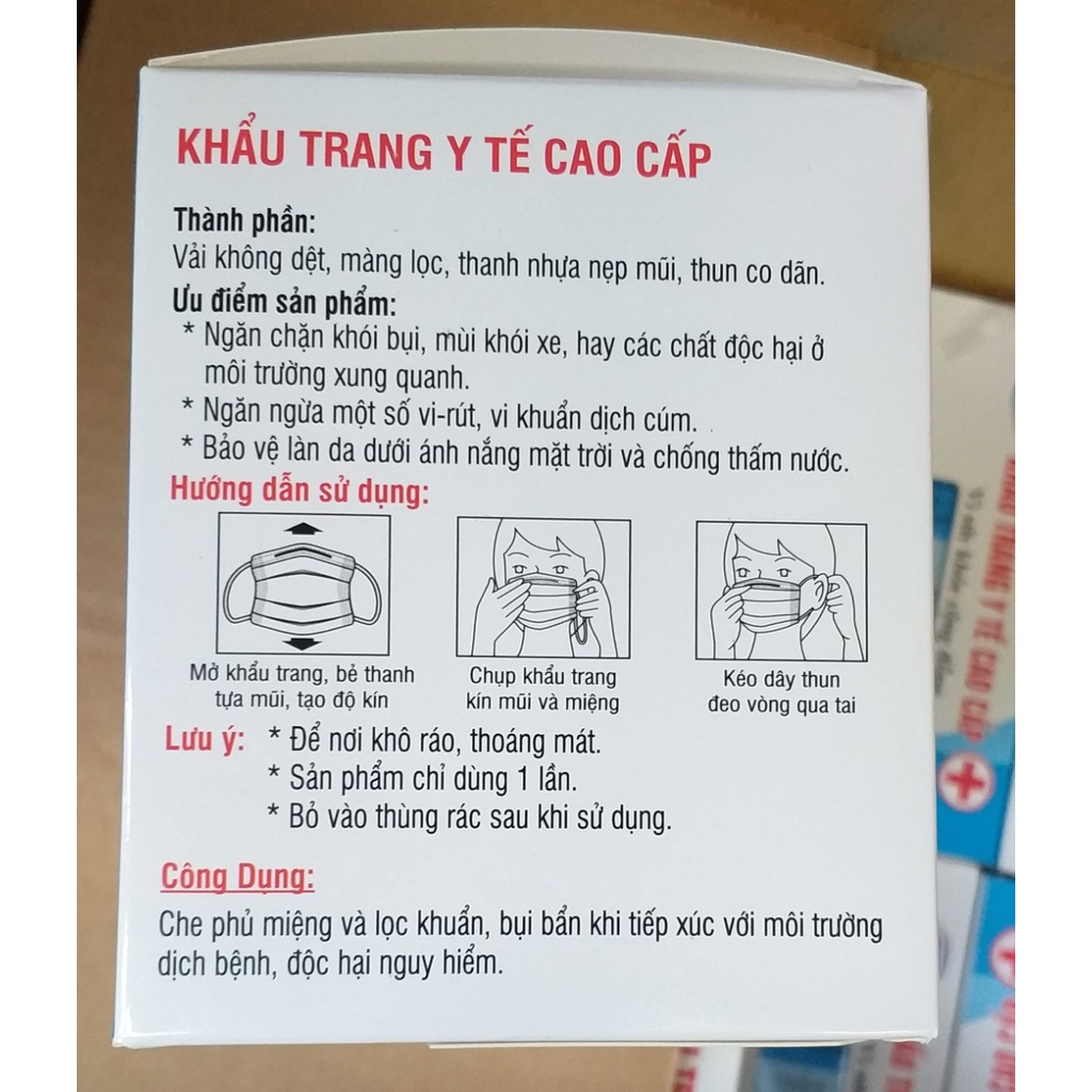 Khẩu trang y tế cao cấp Thông Chắc