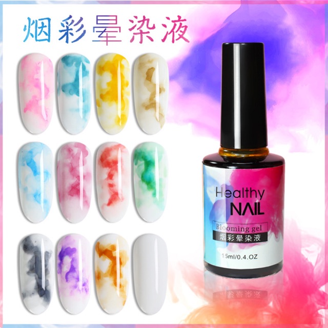 Set loang cồn nail tạo loang 12 màu