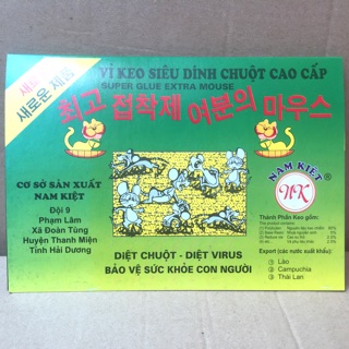Sét 02 vỉ keo siêu dính chuột cao cấp Nam Kiệt