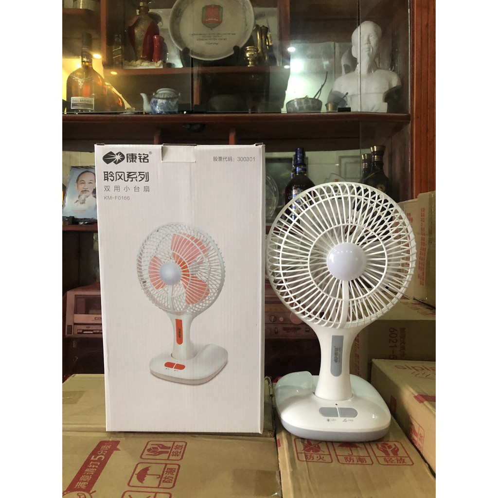 QUẠT ĐÈN GẤP GỌN TÍCH ĐIỆN 2IN1 [ KM - F0166 ] ( TỔNG KHO GIA DỤNG GIÁ GỐC )  [FreeShip – HÀNG MỚI] | BigBuy360 - bigbuy360.vn