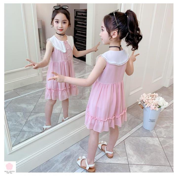Đầm bé gái 12 tuổi (3 - 12 tuổi)  ☑️ váy cho bé gái 10 tuổi váy mùa hè cho bé gái lớn 25-30-35-40-45kg